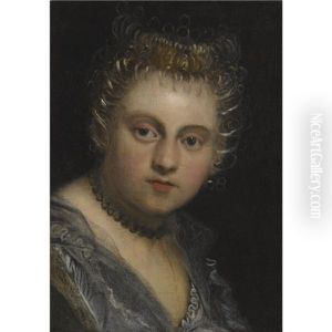 Portrait Of A Young Lady, Head And Shoulders