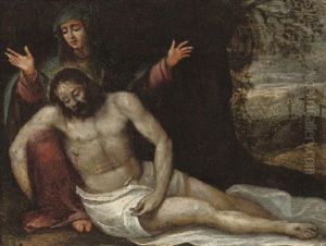 The Lamentation by Jacopo Palma il Giovane