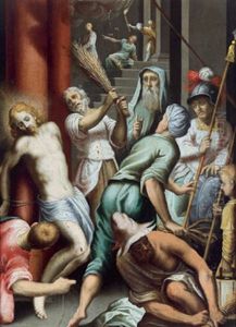 Die Geiselung Christi by Jacopo Palma il Giovane