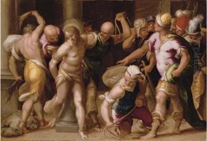 The Flagellation by Jacopo Palma il Giovane
