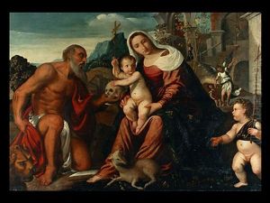 Maria Mit Dem Kind Und Der Heilige Hieronymus