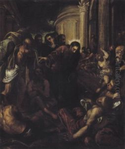 La Piscina Probatica by Jacopo Palma il Giovane