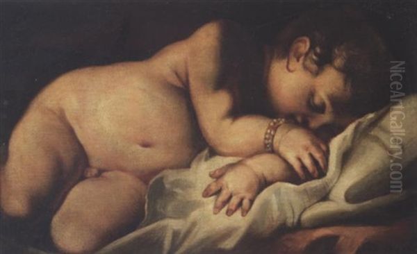 A Sleeping Putto - view 1
