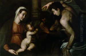 La Madonna Con I Santi Giovanni Battista E San Sebastiano La Madonna Con I Santi Giovanni Battista E San Sebastiano