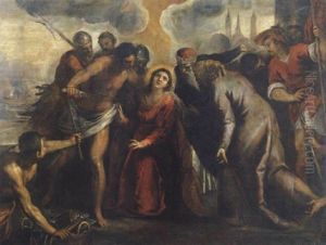 Il Martirio Di San Giustina by Jacopo Palma il Giovane