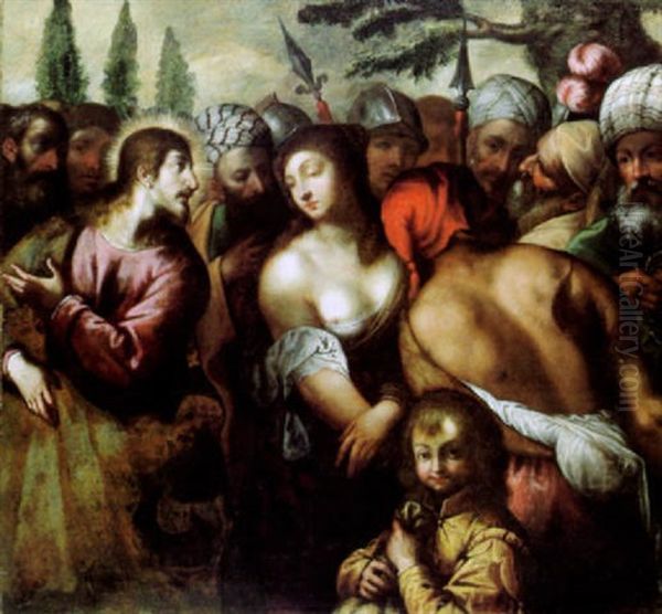 Christus Und Die Ehebrecherin - view 1