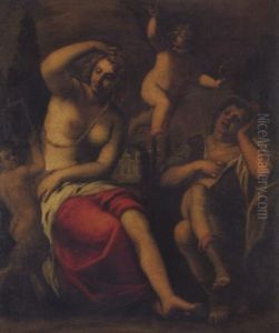 Venus At Her Toilet by Jacopo Palma il Giovane