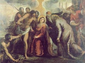 Il Martirio Di Santa Giustina by Jacopo Palma il Giovane