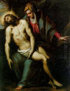 The Pieta by Jacopo Palma il Giovane