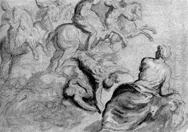 The Vision Of Saint John The Evangelist On The Island Of Patmos: The Four Horsemen Of The Apocalypse - view 1