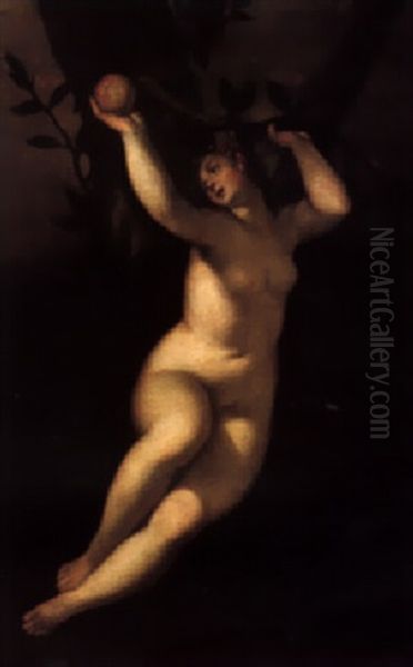Eve Taking The Apple From The Tree Of Knowledge - view 1