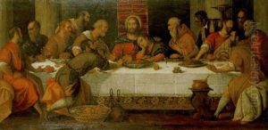 The Last Supper by Jacopo Palma il Giovane