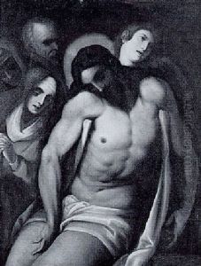 The Lamentation by Jacopo Palma il Giovane