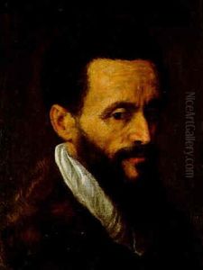 Portrait Of A Bearded Gentleman, Bust-length, In A Fur Coat And White Collar