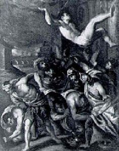 The Fall Of Simon Magus by Jacopo Palma il Giovane