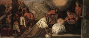 The Adoration Of The Magi by Jacopo Palma il Giovane