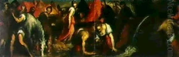 Das Quellwunder Mosis Die Manna-lese - view 1