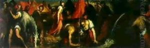 Das Quellwunder Mosis  Die Manna-lese