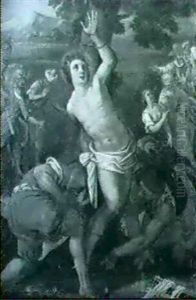 The Martyrdom Of St. Sebastian by Jacopo Palma il Giovane