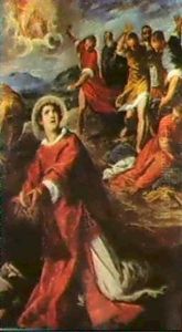 La Lapidazione Di S. Stefano by Jacopo Palma il Giovane