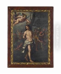 The Martyrdom Of Saint Sebastian by Jacopo Palma il Vecchio