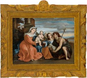 Lo Sposalizio Mistico Di Santa Caterina Con Il Gesu Bambino