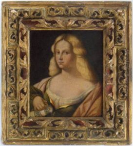 A Portrait Of A Lady by Jacopo Palma il Vecchio