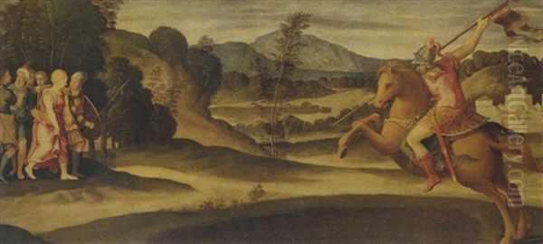 The Death Of Marcus Curtius - view 1