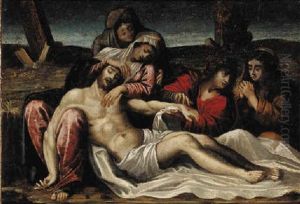 The Lamentation by Jacopo Palma il Vecchio