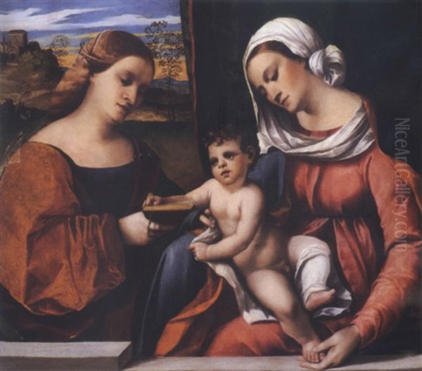 The Mystic Marriage Of Saint Catherine - view 1
