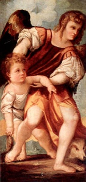 A Guradian Angel With A Child - view 1