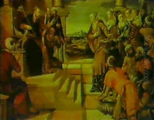 Solomon Receiving The Queen Of Sheba - view 1