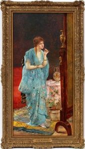 Young Woman By Mirror Young Woman By Mirror