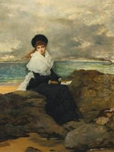 The Letter by Vicente Palmaroli Y Gonzalez