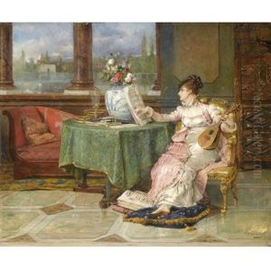La Sonata by Vicente Palmaroli Y Gonzalez