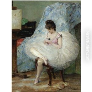 The Ballerina by Vicente Palmaroli Y Gonzalez