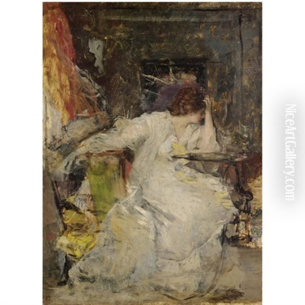 Woman In An Interior - view 1
