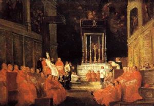 Boceto Para El "sermon En La Capilla Sixtina"