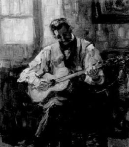 Der Gitarrenspieler by Emilie (Dietrich) von Palmenberg