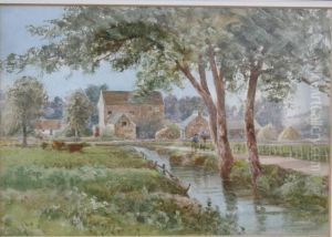 Ochiltree Mill On The Lugar by Charles Blatherwick