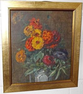 Flowerpiece by Lily (Mrs. A.S.Hartrick) Blatherwick