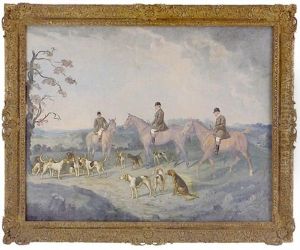 Sunrise Scene Of The Lima Hunt At Walnut Hill Orchards, Chester Heights, Pennsylvania Sunrise Scene Of The Lima Hunt At Walnut Hill Orchards, Chester Heights, Pennsylvania
