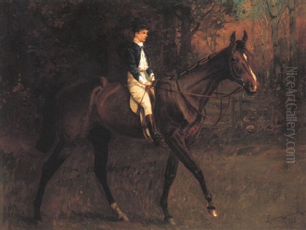 Tom Cannon On Horseback - view 1