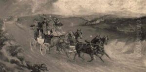The Carriage Race by James Lynwood Palmer