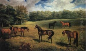 Carbine, Ayrshire, St Simon, St Serf, Raeburn, Donovan:     Stallions Owned By The Duke Of Portland, At The Welbeck by James Lynwood Palmer
