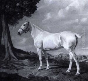 A Grey Hunter In A Landscape by James Lynwood Palmer