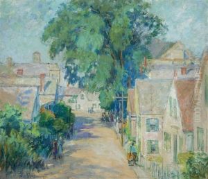 Afternoon In Town (probably Provincetown) by Pauline Lennards Palmer