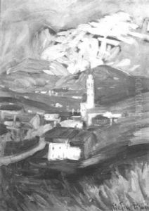 Mountain Village by Pauline Lennards Palmer