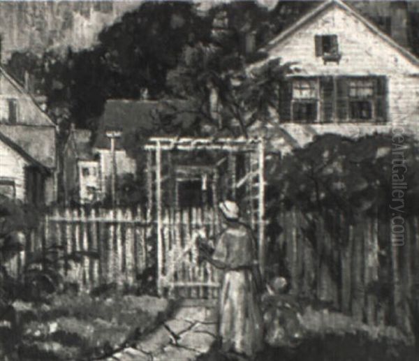 In The Garden With Mother - view 1