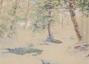 Ravine At Arkville, New York by Walter Launt Palmer